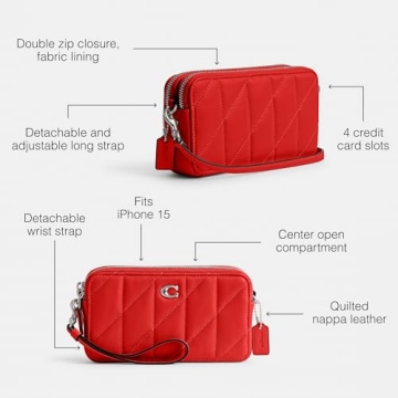 Shop Coach Quilted Pillow Leather Kira Crossbody Online