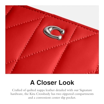 Shop Coach Quilted Pillow Leather Kira Crossbody Online