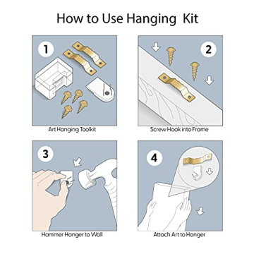 wall26 Framed Canvas Print Wall Art Green Meadow Hillside with Plants and Flowers Nature Wilderness Illustrations Modern Rustic Colorful Multicolor for Living Room, Bedroom, Office - 16x24 Natural