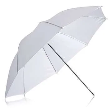 Neewer® 2 Pack 33"/84cm White Translucent Soft Umbrella for Photo and Video Studio Shooting