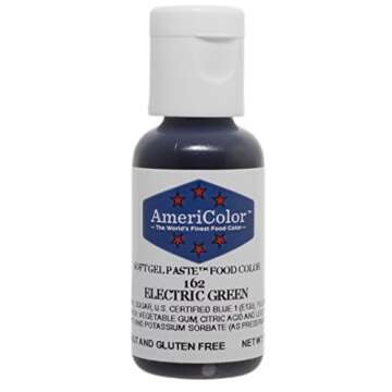 Americolor Gel Paste Food Color, Electric Green