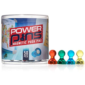 Power Pins Push Pin Magnets - Perfect for Home and Office