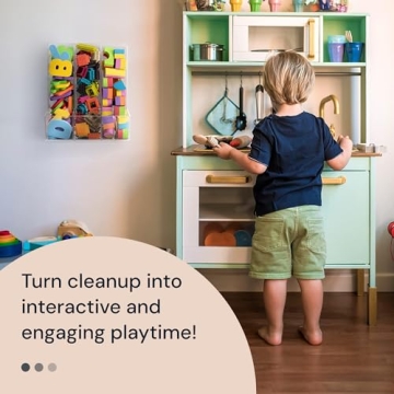 SimplyImagine Triple Divided Acrylic Wall Toy Dispenser 30