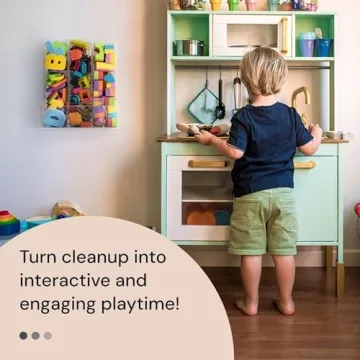 SimplyImagine Triple Divided Acrylic Wall Toy Dispenser 30