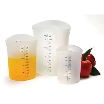 Norpro Silicone Measuring Cup for Easy Pouring and Mixing