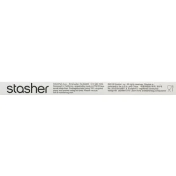Stasher Reusable Silicone Storage Bag - Eco-Friendly and Versatile