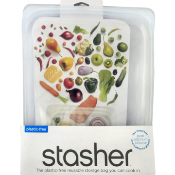 Stasher Reusable Silicone Storage Bag - Eco-Friendly and Versatile