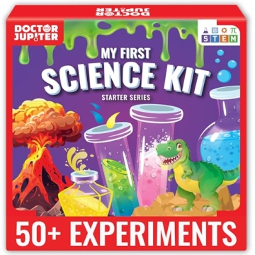Doctor Jupiter My First Science Kit - 50+ Experiments for Kids 4-12 | Fun and Educational STEM Learn...