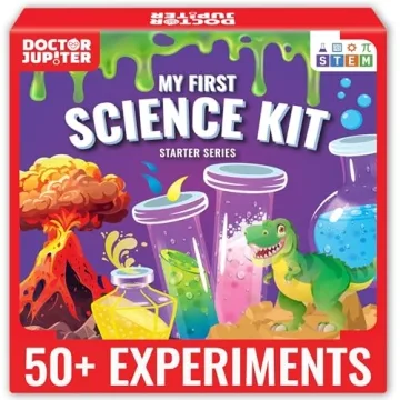 Doctor Jupiter My First Science Kit - 50+ Experiments for Kids 4-12 | Fun and Educational STEM Learn...