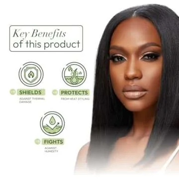 ORS Olive Oil Heat Protection Hair Serum infused with Coconut Oil for Restorative Shine - 6 ounces (Pack of 1)