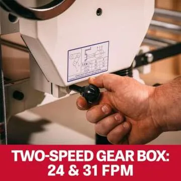 JET 20-Inch Planer with 4 High-Speed Steel Knives and Motor