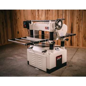 JET 20-Inch Planer with 4 High-Speed Steel Knives and Motor