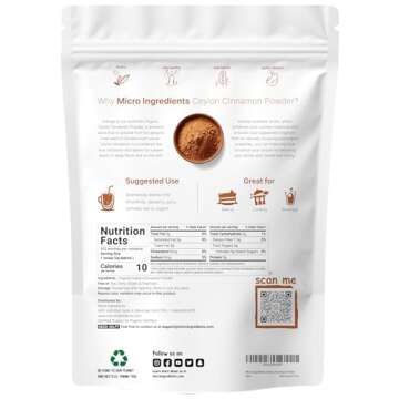 Organic Ceylon Cinnamon Powder, 2lbs | Premium Sri Lanka Cinnamon for Spice & Seasoning | Great for ...