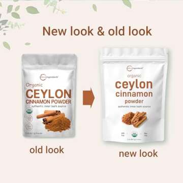 Organic Ceylon Cinnamon Powder for Cooking and Baking