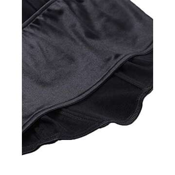 hirigin Sexy Women Push Up Bustiers Corsets Strapless Off Shoulder Slim Crop Tops Clubwear Party Outwear (black, L)