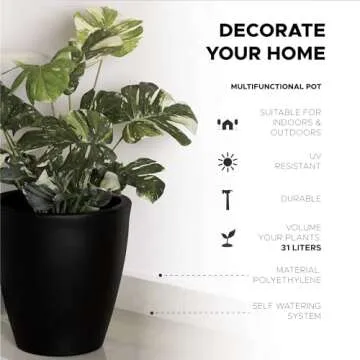 Elly Décor 17 inch Lightweight Planter for Garden