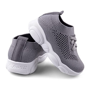 Baby First Walking Shoes 1-4 Years Kid Shoes Trainers Toddler Slip on Infant Waves Shoes Boys Girls ...