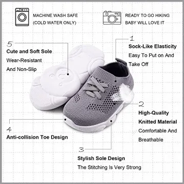 Stylish Baby Walking Shoes for Toddlers - Slip On Sneakers