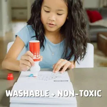 Chuckle & Roar - Dot Art Activity Kit - Mess free washable markers for preschoolers - Activity coloring book for kids ages 3 and up - Arts and crafts kit from Buffalo Games