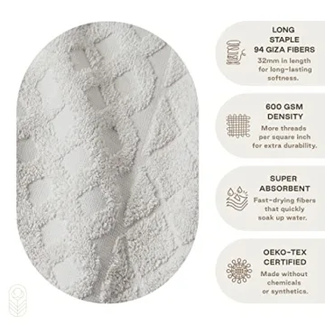 Luxurious MALEK Egyptian Cotton Towels - 6 Piece Set