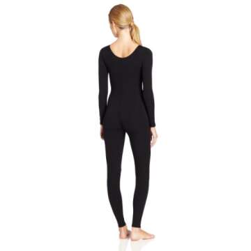 Capezio Women's Team Basic Long Sleeve Unitard, Black, Medium