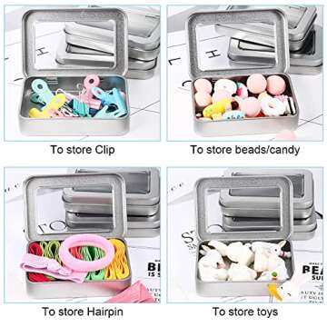 Rectangular Hinged Tins for Versatile Storage Solutions