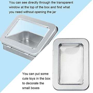 Rectangular Hinged Tins for Versatile Storage Solutions