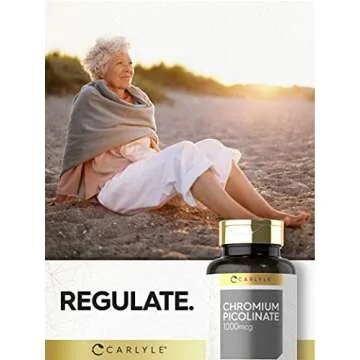 Carlyle Ultra Chromium Picolinate 1000mcg Vegan Supplement