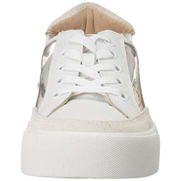 Karl Lagerfeld Paris Women's Clear/White Sneakers – Versatile Comfort and Style
