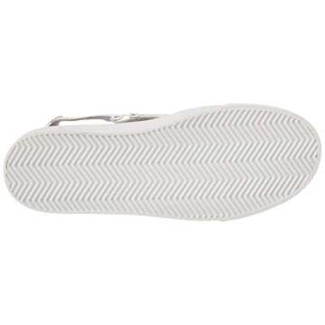 Karl Lagerfeld Paris Women's Clear White Sneakers for Style