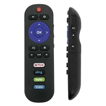 TCL/Roku TV Replacement Remote RC280 w/Volume Control Button