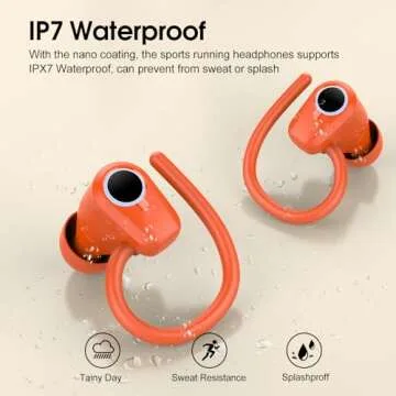 Poounur H9 Wireless Earbuds with 50H Playtime