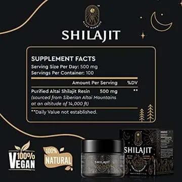 Pure Siberian Shilajit Resin for Energy & Wellness