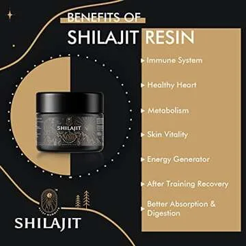 Pure Siberian Shilajit Resin for Energy & Wellness
