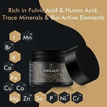 Pure Siberian Shilajit Resin for Energy & Wellness