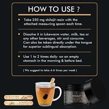 Pure Siberian Shilajit Resin for Energy & Wellness