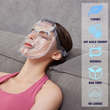 MR.ICE Gel Face Ice Pack Mask for Stress Relief