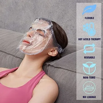 MR.ICE Gel Face Ice Pack Mask for Stress Relief