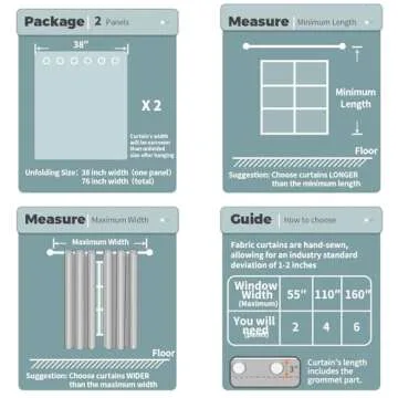 BGment Blackout Curtains for Living Room - Grommet Thermal Insulated Room Darkening Curtains for Bedroom, 2 Panels of 38 x 54 Inch, Taupe