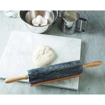 Elegant Marble Rolling Pin - Perfect for All Occasions
