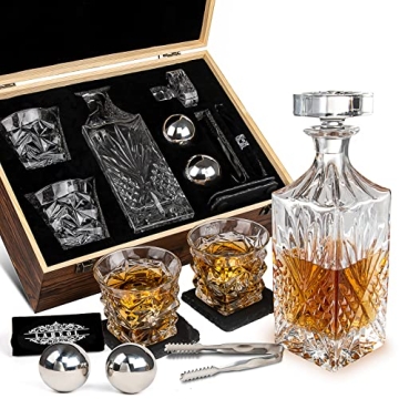 Elegant Whiskey Decanter Set: Perfect Gift for Men and Enthusiasts