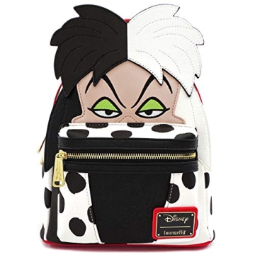 Loungefly x Disney 101 Dalmatians Cruella de Vil Cosplay Mini Backpack - Stylish and Functional!