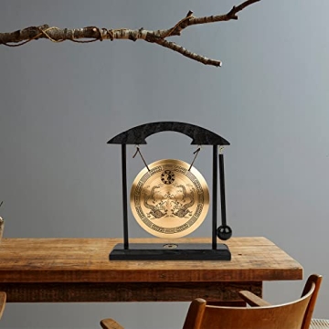 Zen Art Brass Feng Shui Gong for Home and Office Decor