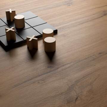 Mobili Fiver, Iacopo Extendable Dining Table, 55,1(86,6) x35,4 in, Rustic Oak, for 6-10 People, Expandable Dining Table for Kitchen, Living Room, Italian Furniture