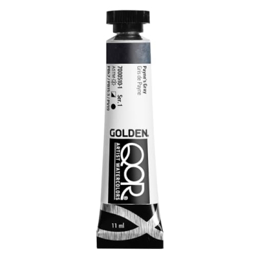 QoR Artist Watercolors - Payne's Gray, 11ml Tube, Professional Grade Watercolor Paint