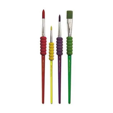 Faber-Castell Soft Grip Paint Brush Set - Perfect for Young Artists