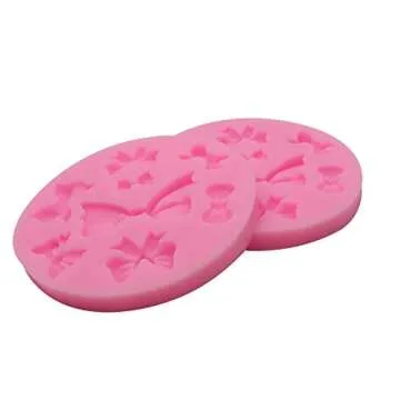 HengKe Silicone Mould - 8 Bow Assorted Bows for Baking