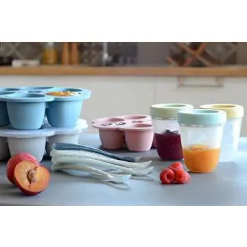 BEABA Multiportions Silicone Baby Food Storage Tray 5 oz