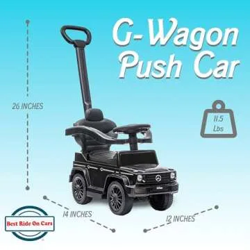 3 In 1 Mercedes G-Wagon Push Car for Kids Outdoor Fun