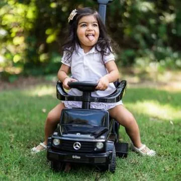 3 In 1 Mercedes G-Wagon Push Car for Kids Outdoor Fun
